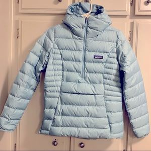 Patagonia Women’s Down Sweater Hoody - blue - S